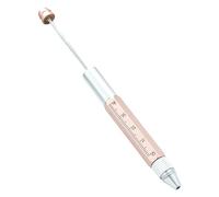 Bolígrafo multiherramienta 5 en 1 con destornillador, regla de bola, cuentas de metal para manualidades, bocetos, notas, herramienta de fabricación de joyas