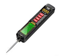 Bolígrafo multímetro digital para detección de voltaje CA/CC, rango de 4 V-600 V, prueba de resistencia y continuidad, medición de fase con LCD retroiluminado HD, retención de datos, apagado