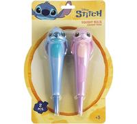 Bolígrafo Pack x2 Stitch - Set de 2 Bolígrafos Decorativos con Diseño de Stitch, Tinta Suave y Cuerpo Ergonómico para Escritura Escolar, Oficina o Regalo Infantil Original y Divertido