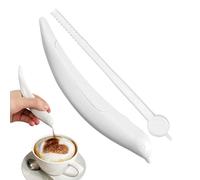 Bolígrafo para arte de leche de café | Herramienta eléctrica portátil multifuncional para pastelería y horneado, bolígrafo de leche con canela y sal | para restaurante, casa, café, escuela, hotel