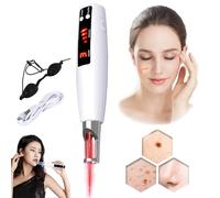 Bolígrafo Para Eliminar Lunares - 9 Modos + 4 Niveles, Dispositivo De Plasma Con Picosegundos De Luz Azul, MáQuina Para Eliminar Manchas Oscuras, Tatuajes, Pecas Y Cicatrices, Con Gafas,Red