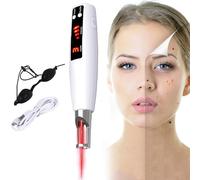 Bolígrafo Para Eliminar Lunares, Dispositivo De Plasma Con Picosegundos De Luz Azul, MáQuina Para Eliminar Manchas Oscuras, Tatuajes, Pecas Y Cicatrices, 9 Modos + 4 Niveles, Con Gafas,Red