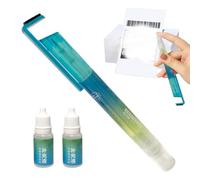 Bolígrafo para la protección de la privacidad sobre papel térmico, doble punta secado rápido papel térmico | Lápiz corrector - Para documentos, paquetes, recibos, facturas, etiquetas, oficina