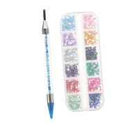 Bolígrafo para Pintar Cuentas Azul, Set Multifunción de Plástico y Metal