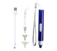 Bolígrafo para pintura de diamantes de diablo, perforación de pintura de diamantes de imitación,Pen de pintura de dhinestone con luz LED - Accesorios para hacer manualidades hechas a mano para la deco