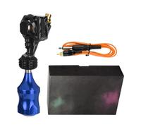 Bolígrafo para Tatuar Rotativo Profesional de 6900 Rpm, Azul | Aleación de Zinc, Cable de Conexión Incluido, 5-10 V, 360 Mah Máximo, Uso Doméstico y DIY