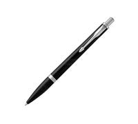 Bolígrafo Parker Urban Smooth Writing con adornos cromados y caja de regalo, neg