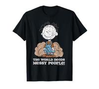Bolígrafo Peanuts Pig Messy People Need Organized Mess Vintage Camiseta