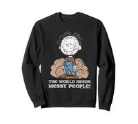 Bolígrafo Peanuts Pig Messy People Need Organized Mess Vintage Sudadera