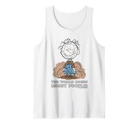 Bolígrafo Peanuts Pig Messy People Need Organized Vintage Camiseta sin Mangas