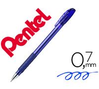 Bolígrafo Pentel Bx487 con tapa azul