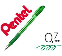 Bolígrafo Pentel Bx487 con tapa verde
