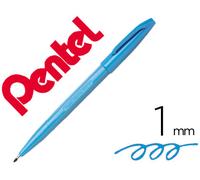Bolígrafo Pentel con Punta de Fibra Sign Pen Azul Ceu