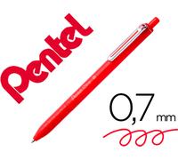 Bolígrafo Pentel Izee 0.7mm Retráctil Color Rojo - PENTEL