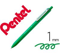 Bolígrafo Pentel Izee 1.0mm Retráctil Color Verde - PENTEL