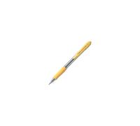 Bolígrafo pilot supergrip amarillo tinta azul