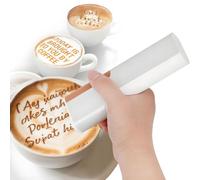 Bolígrafo portátil para Imprimir café, bolígrafo portátil para Imprimir Alimentos, con Regla Auxiliar, Cartuchos de Tinta Que Duran 9000 usos, Bluetooth Printpen+Red
