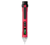 Bolígrafo probador de sensibilidad ajustable sin contacto con linterna de detección en vivo/neutro y pantalla LCD para electricistas, uso doméstico, bolígrafo de detección de voltaje