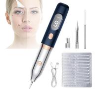 BolíGrafo Profesional para Eliminar Lunares, BolíGrafo De Plasma, con Luz Roja Y Azul para El Cuidado De La Piel, 9 Niveles De Ajuste, Se Utiliza para Eliminar Pecas, Lunares, Verrugas