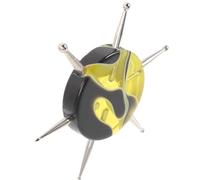 Bolígrafo Punteado Multicipital de Acrílico para Manicura y Arcilla | Tubo de Aluminio, Forma Redonda, Pequeño y Ligero, Uso en Casa Nail Art Profesional
