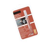 Bolígrafo removedor de adhesivo para quitar etiquetas, cinta adhesiva en escritorio, puerta, pared, vidrio, metal, cuero, removedor de adhesivo fuerte para calcomanías de pared de coche