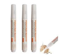 Bolígrafo removedor de manchas instantáneo, bolígrafo removedor de manchas de ropa, bolígrafo removedor de manchas multiusos sin lavado, efecto rápido de viaje y secado (3 piezas)