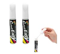 Bolígrafo Reparador Arañazos Coche, Rotulador de retoque, Pluma De Reparación, Blanco, 2 piezas