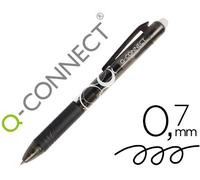 Bolígrafo Retráctil Borrable Q-Connect 0.7 Mm Color Negro - Q-CONNECT