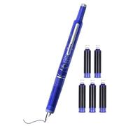 Bolígrafo retráctil, cartucho de tinta compacto para bocetos, diseño de fuente con construcción transparente, bolígrafo para dibujo, marcas, escuelas, oficina y artistas, 1.18 x 7.08 pulgadas