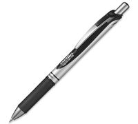 Pentel 329800 - Bolígrafo retráctil, recargable, 0.7 mm, color negro, 1 pack