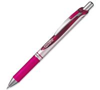 Pentel - Bolígrafo Energel retráctil con punta de bola. Escritura en color rosa (BL77-P)