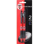 Bolígrafo retráctil Toulouse - - Juego de 2 - collection Officielle Stade Toulousain - Agenda escolar 100% RUGBY