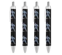 Bolígrafo retráctil tradicional Gokyo Of Kodokan de Judo de tinta negra de 0,5 mm, suministros de oficina, 4 unidades, como se muestra en la imagen 3