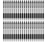 Bolígrafo retráctil Z-Grip - Paquete económico de 40 unidades - Negro