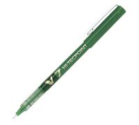Bolígrafo Roller Ball Pilot V7 Hi-tecpoint Punta Fina 0.7 mm Tinta Verde