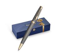 Waterman Bolígrafo roller Hémisphère | La Edición Discreta | Gris piedra | punta fina ya tinta negra | estuche de regalo