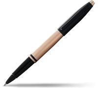 Bolígrafo Rollerball Calais Mate Oro Rosa Con Accesorios PVD Negros