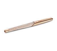 Bolígrafo Rollerball Crystalline, Tono oro rosa, Baño tono oro rosa OS