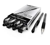 Bolígrafo Rollerball Gel Uni-Ball UM-151S 0.7mm Negro Paquete De 12 + 2 Gratis