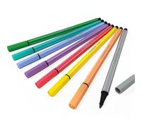 Bolígrafo Stabilo 68 Punta Fibrada Cartera De 8 Colores Pastel Asortidos 68/8-01
