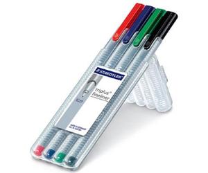 Bolígrafo Staedtler 334 SB4 Multicolor 0.3 mm Pack 4