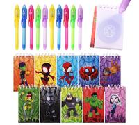 Boligrafo Tinta Invisible y Libreta Pack, 20 Piezas Regalos Cumpleaños Niños Colegio, Detalles Cumpleaños Niños, Regalos Fiesta Cumpleaños Infantil