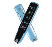 Bolígrafo traductor de escaneo de voz inteligente, bolígrafo multifunción en tiempo Real for traducción de idiomas, diccionario for viajes de negocios al extranjero para viajes, negocios(Blauw)
