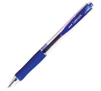 Bolígrafo Uni de 0,5 mm Grip LAKNOCK SN-100, tinta azul, mango azul, 3 uds.