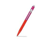 Bolígrafo unisex de Caran d'ache de la colección 849 Paul Smith. Bolígrafo de color rojo/rosa melrose de tamaño 128,3 mm con estuche de regalo. La referencia es A849337NM.