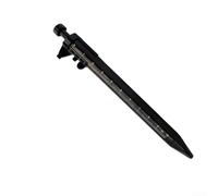 Bolígrafo Vernier Caliper con bola de rodillo de tinta de gel de 0 5 mm y graduaciones transparentes para medir y escribir en la oficina y uso educativo (recarga azul)