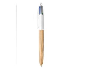 Bolígrafos BIC 4 Colours Medium Wood Effect