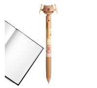 Bolígrafos - Bolígrafo Retráctil De Gel Capibara Bonito - Accesorios de Escritorio Secado Rápido Suministros Escolares Divertidos Material de Oficina para Niños Niñas Estudiantes Adultos