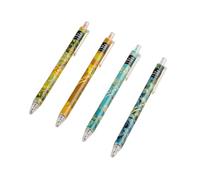 Grupo Erik Set cuatro Boligrafos Bonitos Van Gogh | Boligrafos de Colores; Oposiciones Papeleria - Material Escolar |Regalos Originales para Mujer | Clip de Sujección y Botón Superior