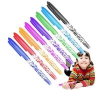 Bolígrafos Borrables - Bolígrafo De Punta Fina De 8 Colores/12 Colores Surtidos | Bolígrafos De Punta De 0,5 Mm Para Adultos, Niños, Dibujos, Escritura, Planificadores, Útiles Escolares De Pap